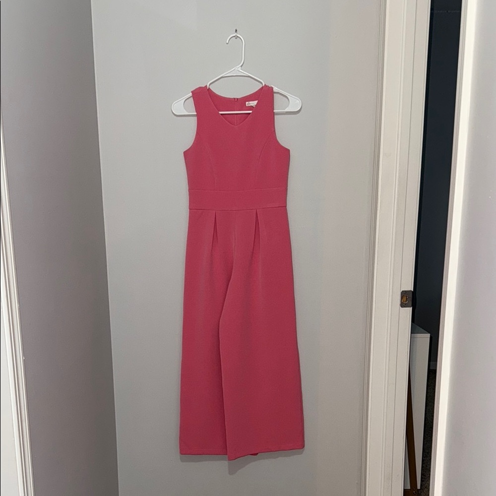 GB Girls Coral Sleeveless Romper